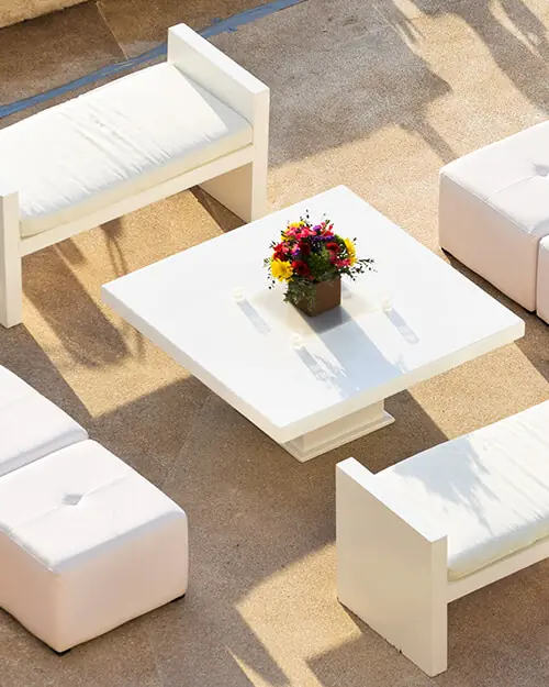 wooden acrylic coffee table